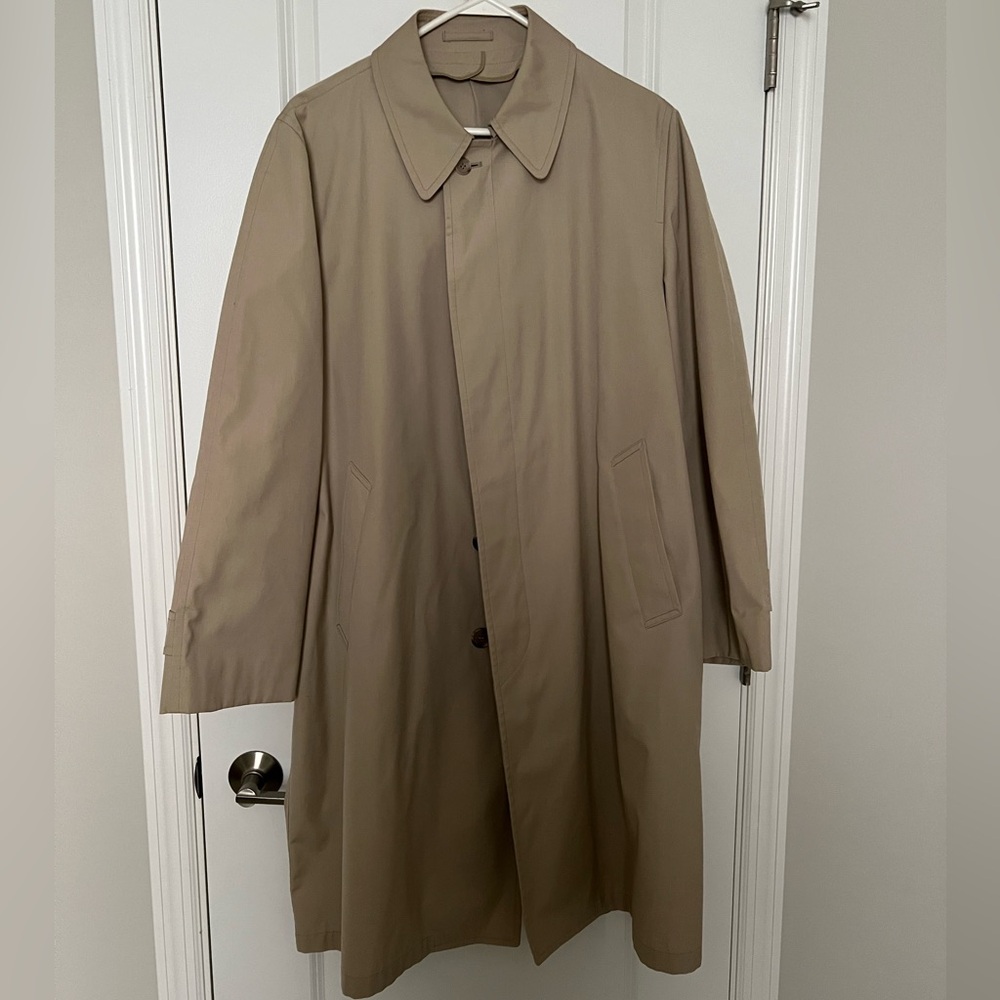 London Fog Mac Trench Overcoat size 42 Regular